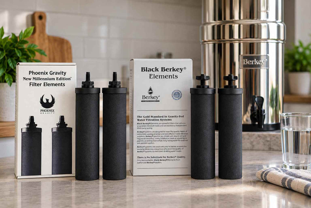 Phoenix Gravity vs. Black Berkey® Elements: What’s the Difference?