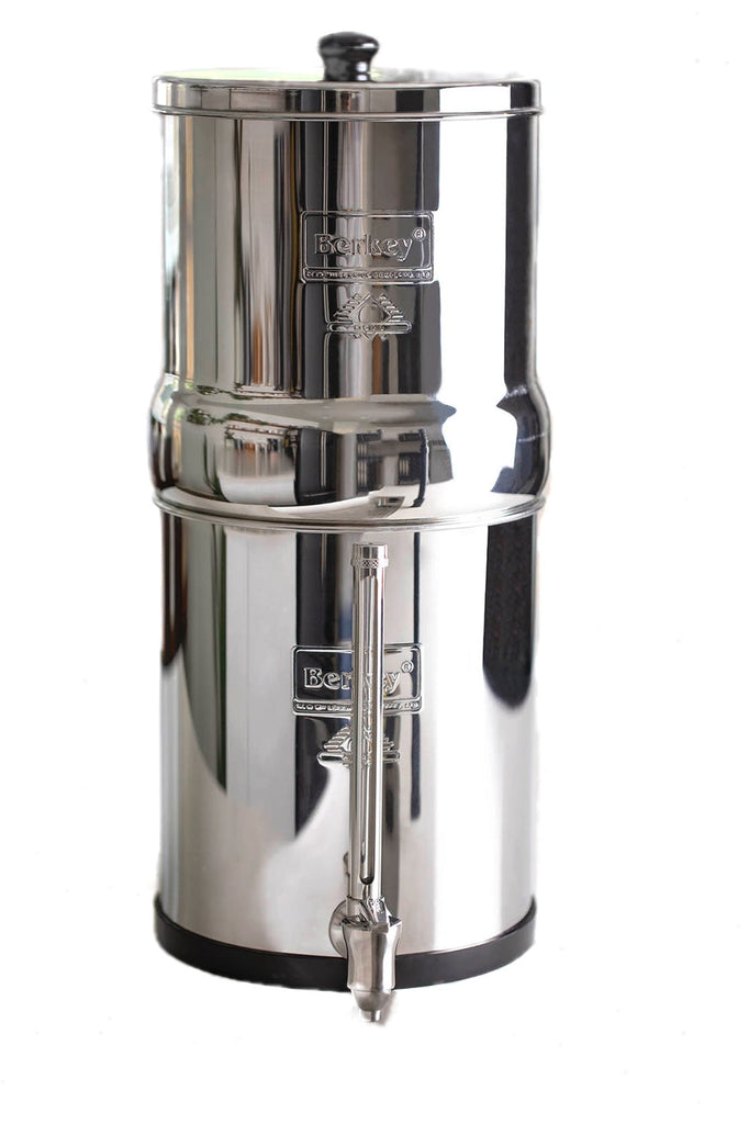 Big Berkey Water Filter System BUNDLE with 7" Berkey Water View Spigot