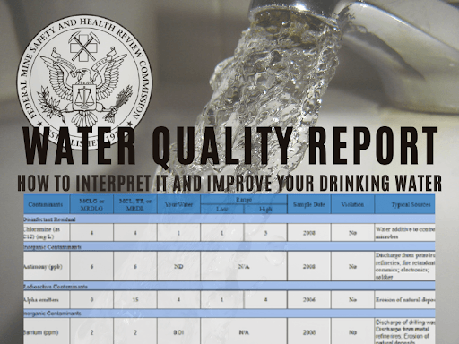 How to Read You Annual Water Report