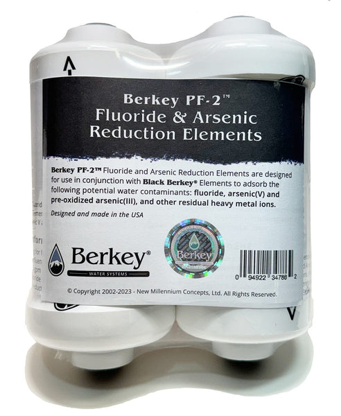 Authorized Berkey Fluoride and Arsenic Reduction Water Filter PF-2