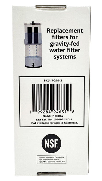 Phoenix Gravity New Millennium Edition Filters  - NSF Certified