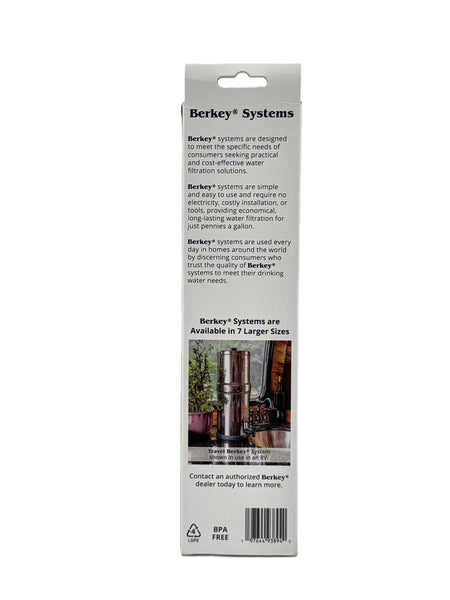 Sport Berkey portable water filter box back