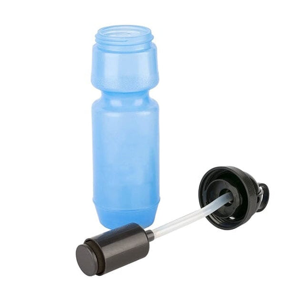 Top removed Sport Berkey water filter bottle lid and filter